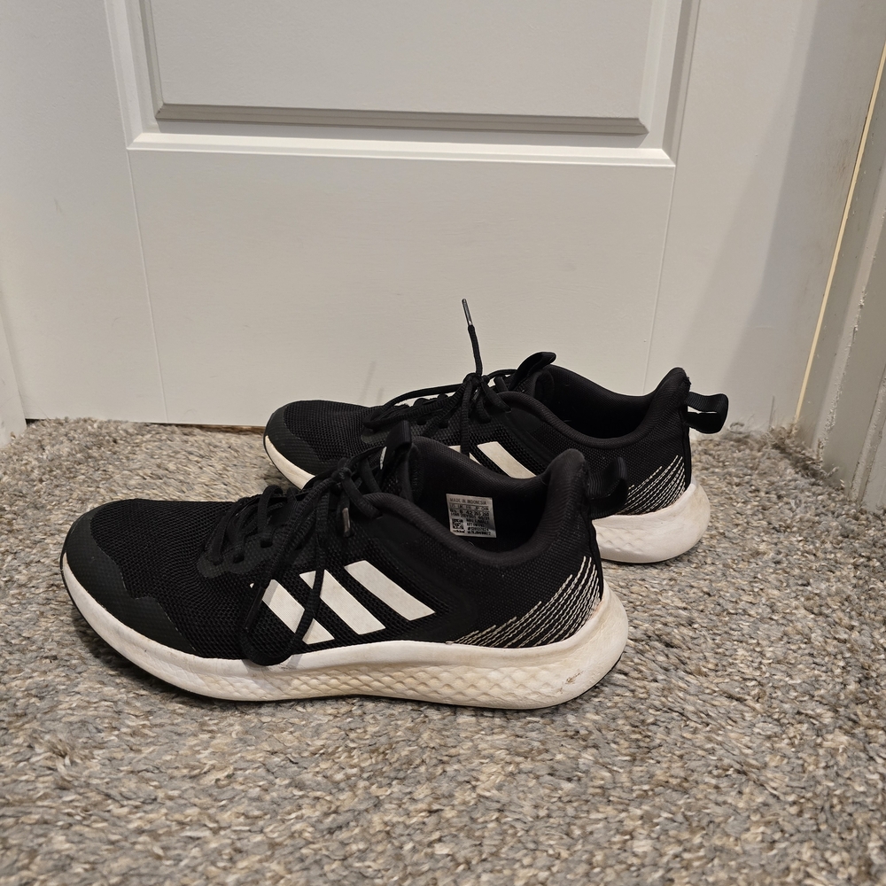 Adidas Black and White Sneakers